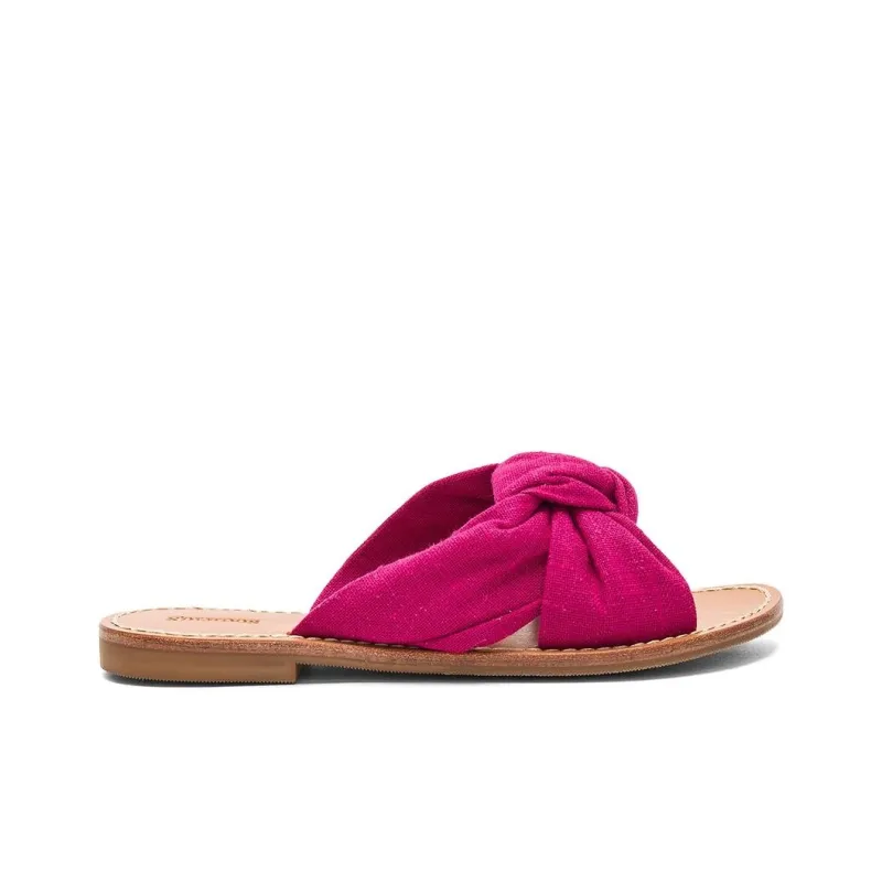 Soludos Slide Slippers Women's Fuchsia-1