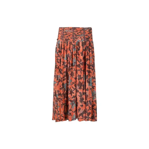 Ulla Johnson Amaia Floral-print Midi Skirt