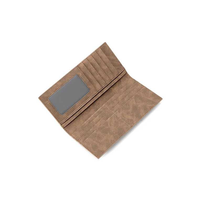 MashaLanti Microfiber Synthetic Leather Card Holder Wallet Regular Men's Coffee-19