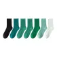 7-Piece Set (Black+Emeralds+Forest Green *2+Vintage Green+Cream Green+Aqua Green)