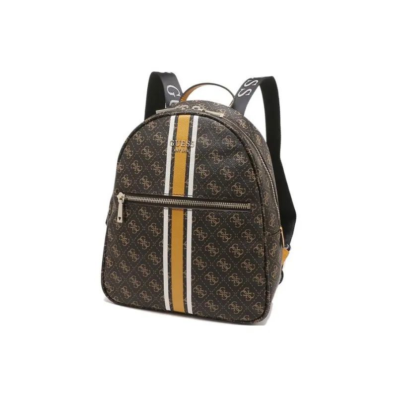 GUESS Synthetic Leather Backpack Women's Brown-1