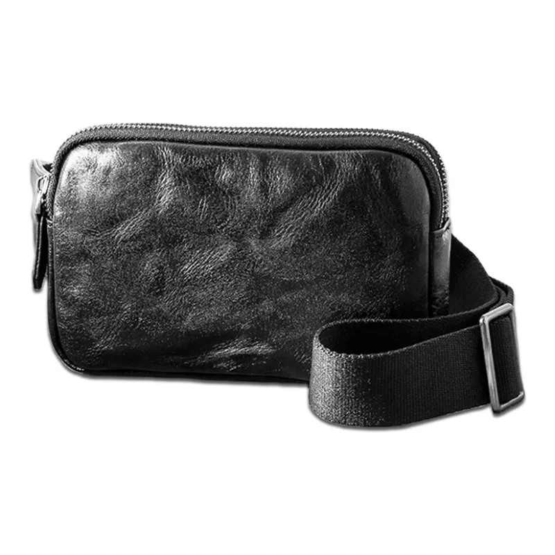 Back step Sling Bags Black-1