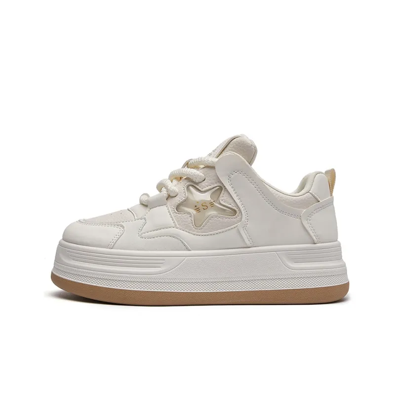 La Chapelle Height Increasing Lightweight Low Top Skateboard Shoes Women's-0