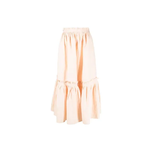 Ulla Johnson Florian Pleat-detail Midi Skirt