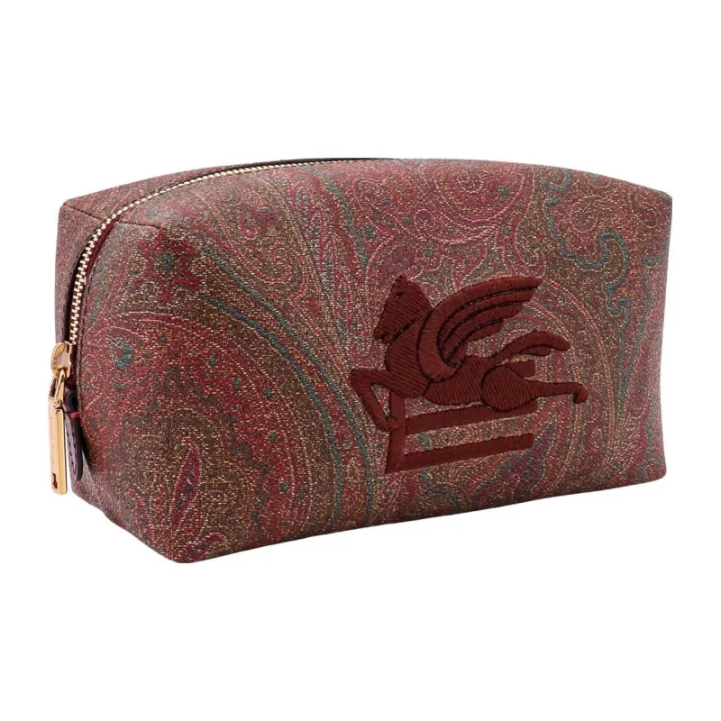 ETRO Coated Canvas Makeup Bag Men's Multicolor-1