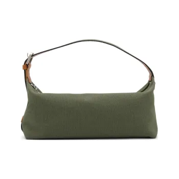 Eera Canvas One Shoulder Handbag Women's Green