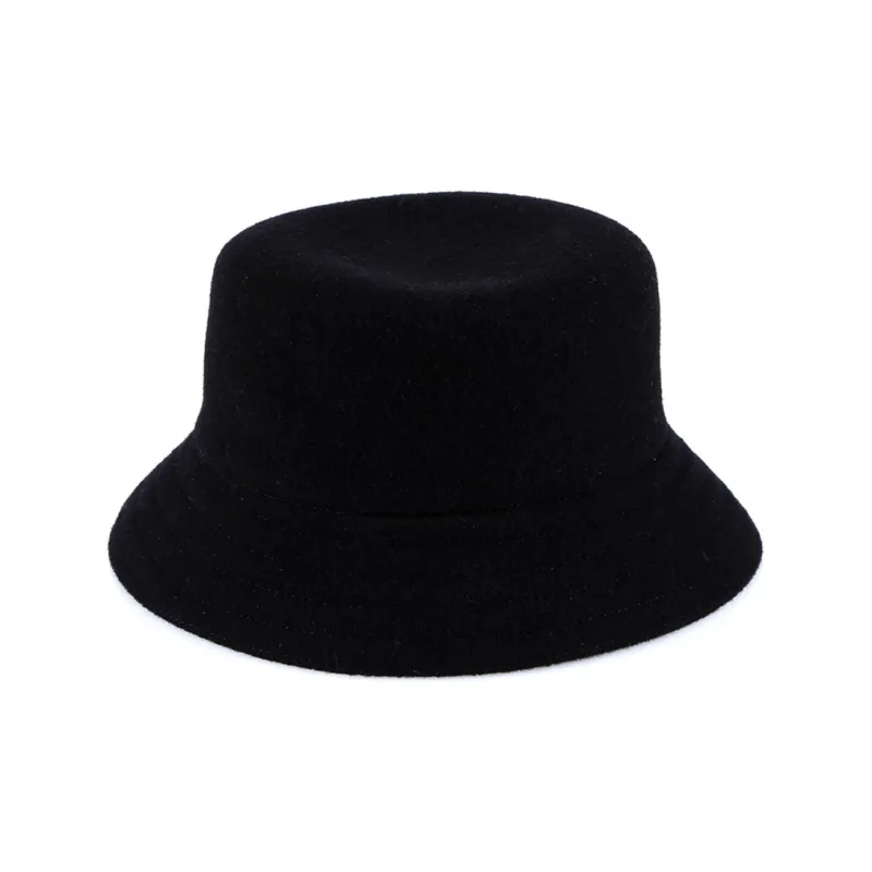 KANGOL Wool Acrylic Chlorine Bucket Hats Men's Black-1