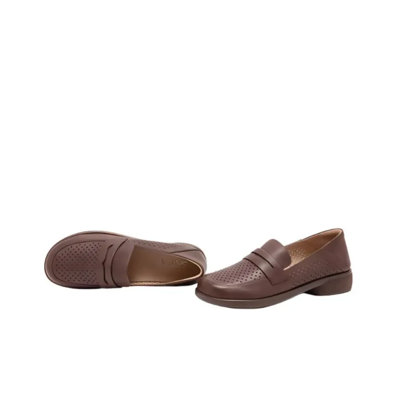 Satchi Loafers 3.4cm Women's Brown-2