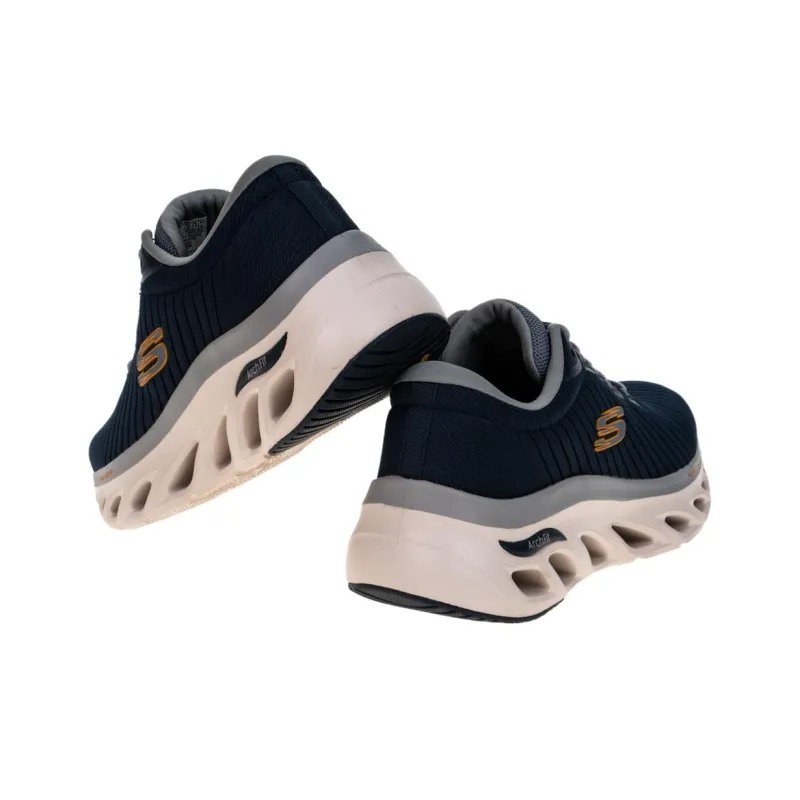 Skechers Arch Fit Arch Fit Glide-Step Cushioning Wear-Resistant Low-Top Casual Shoes Men's Dark Blue-2