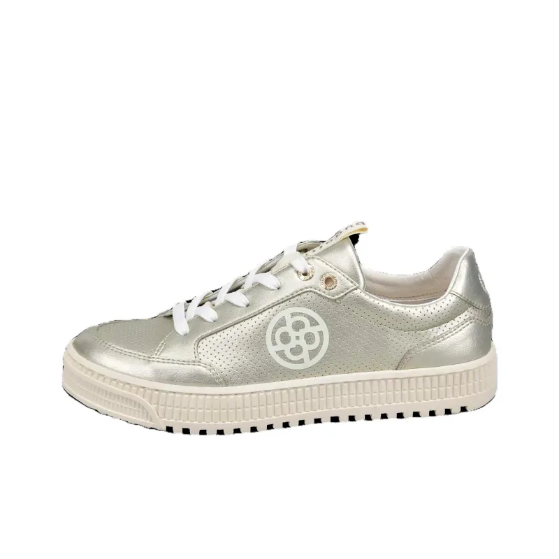 Bugatti Low-Top Skateboard Shoes Women's Gold-0