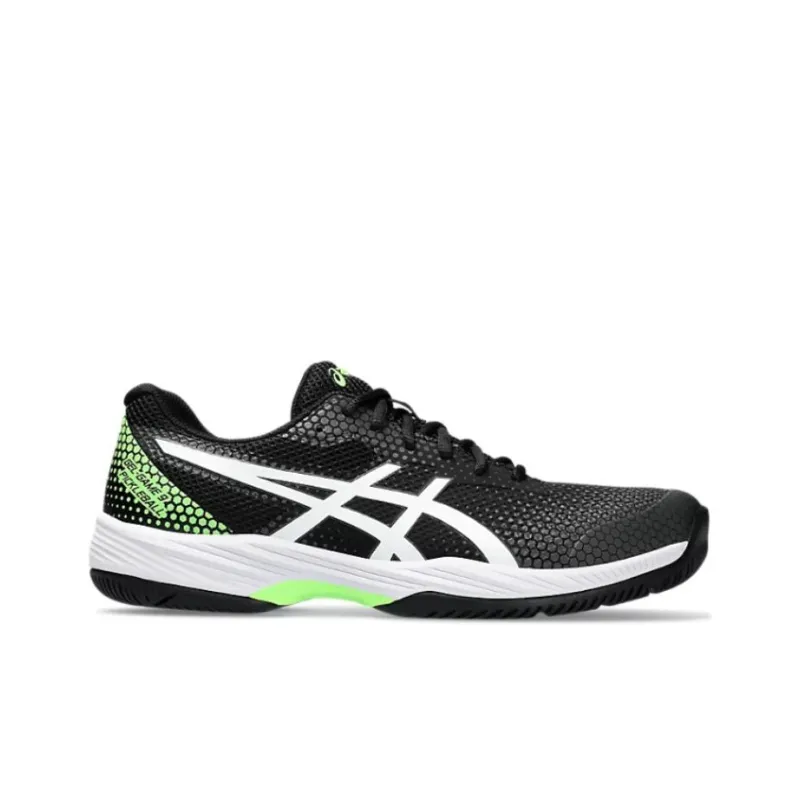 Asics Gel Game 9 Pickleball Black White Green-1
