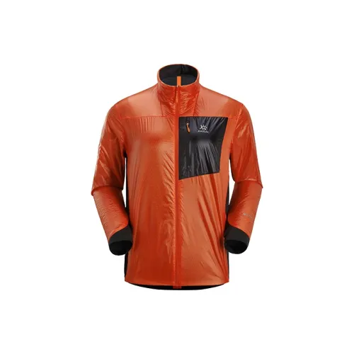 KAILAS Puffer Jackets Men Sunset Orange