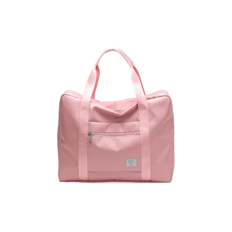 TINYAT Polyester Travel Bag Regular Unisex Gray/Black/Pink/Purple/Khaki-4