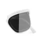 White Frame with Gray Lens