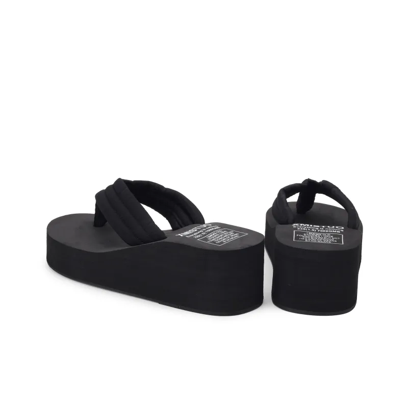 XMISTUO Rubber Sole Slip Resistant Quiet Flip Flops Women's-17