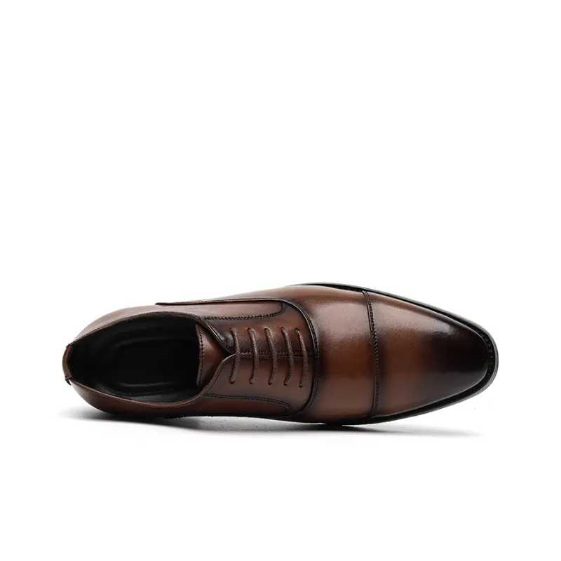 Cachiotti Dress Shoes Men Low Top Black/Brown/Yellow-7