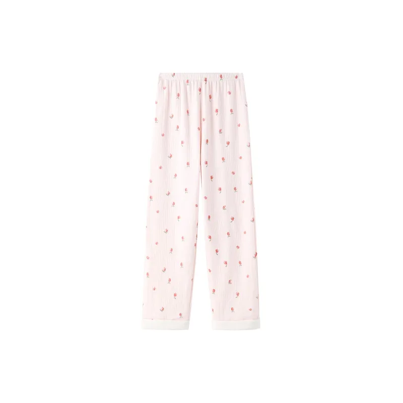 H YXIANG Pajama Set Women's Pink-2