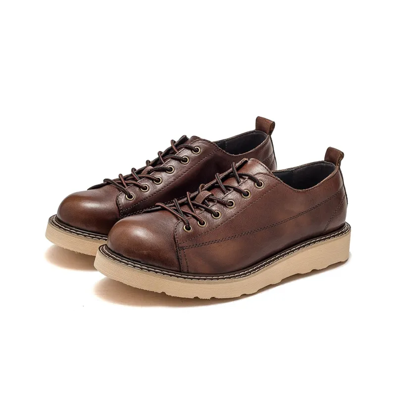 Jay Men's Casual Shoes Men Low Top Brown-2