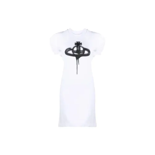 Vivienne Westwood Short-Sleeved Dresses Women's White