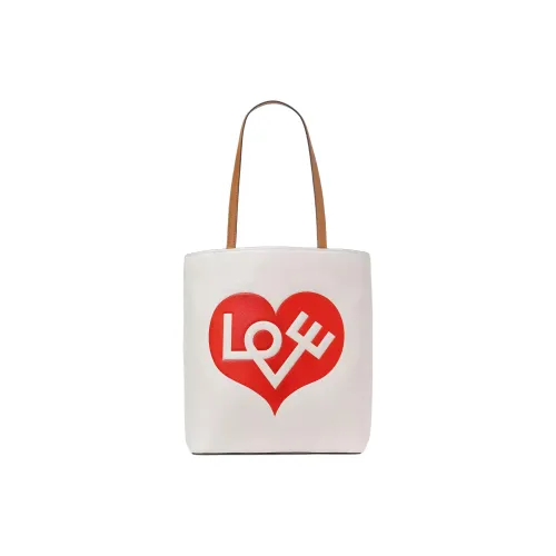 Kate Spade Leather Tote Bag, Shopping Bag, Handbag, Shoulder Bag Women's Cream