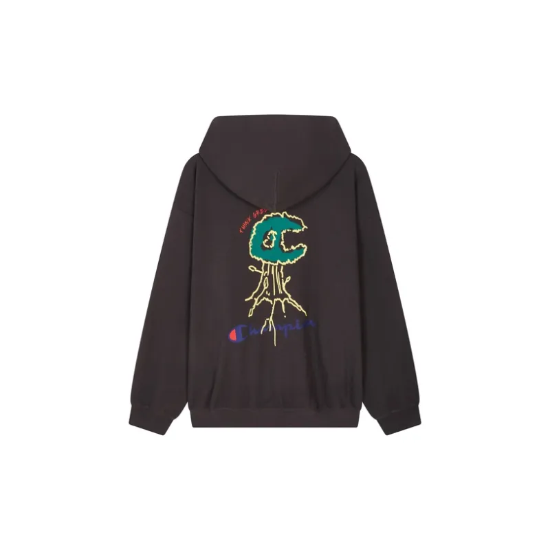 Champion Zip Closure Cardigan Sweatshirt US Version Women's-1
