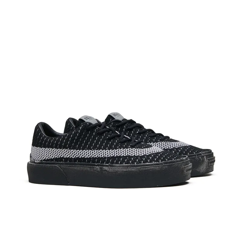 EQLZ EQUALIZER Fault GhostKnit Low Top Skateboard Shoes Unisex Rush Black-2