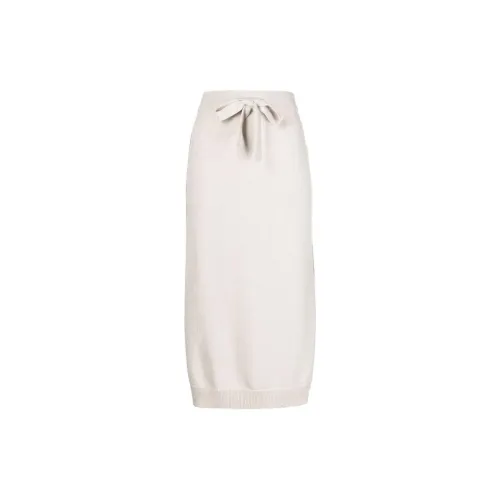 N.Peal Side-slit Cashmere Skirt