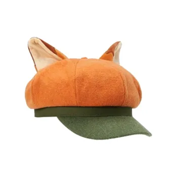 Disney Zootopia Youthful Heart Collection Nick Zootopia Childhood Collection Winter Thermal Hats & Caps Doll Products