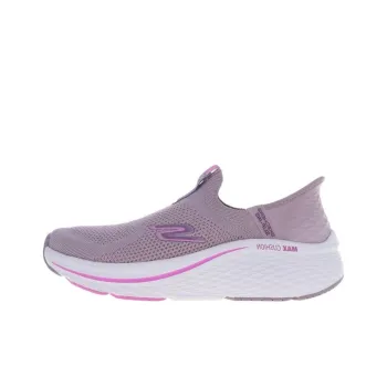 Skechers Max Cushioning Cushioning Wear Resistant Low Top Athletic Shoes Women's Purple