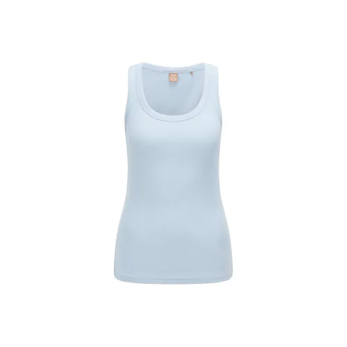 HUGO BOSS Tank Tops Women's Light Blue