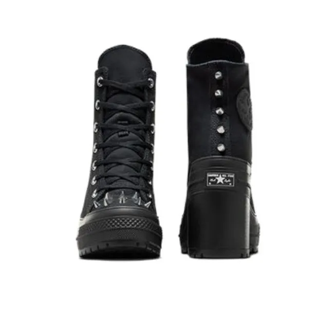 Converse Women's Chuck 70 De Luxe Heel Platform High 'Studded Black' Women's-3