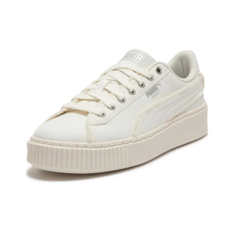PUMA Basket Platform Fringe 'White' Women's-2