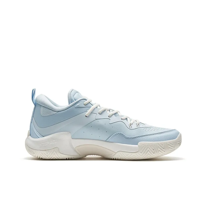 XTEP Against The Sky Generation Basketball Shoes Men Low Top Ripple Blue/Sail White-1