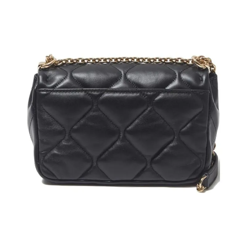 Furla 1927 Collection Quilted Nappa Leather Shoulder Bag Mini Women's Black-4