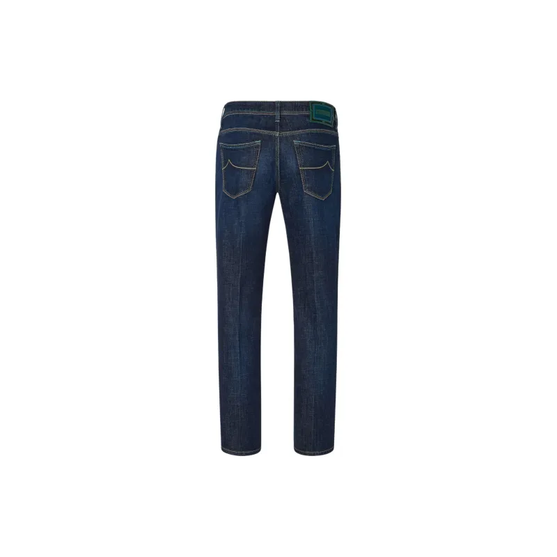 JACOB COHEN Scott Cropped Comfort Jeans Jeans Men's Dark Blue-1