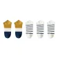 5 Pack (Yellow White Blue Tricolor 2 Pack+White Blue Pinstripe 3 Pack)