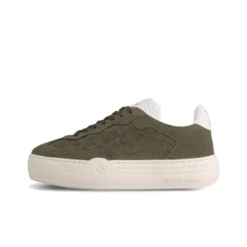 LOUIS VUITTON Groovy Low Top Skateboard Shoes Women's Green