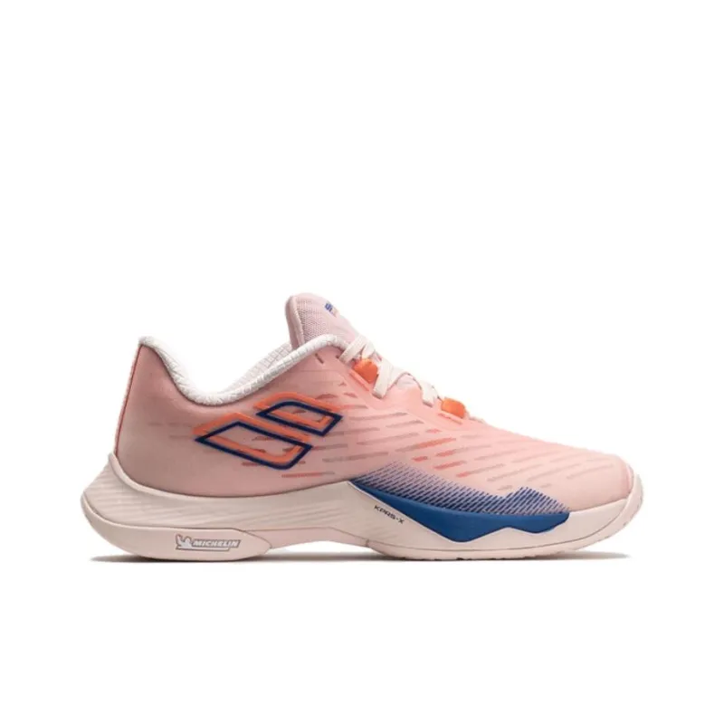 Babolat Cushioned Slip-Resistant Low-Top Badminton Shoes Women's Pink-1