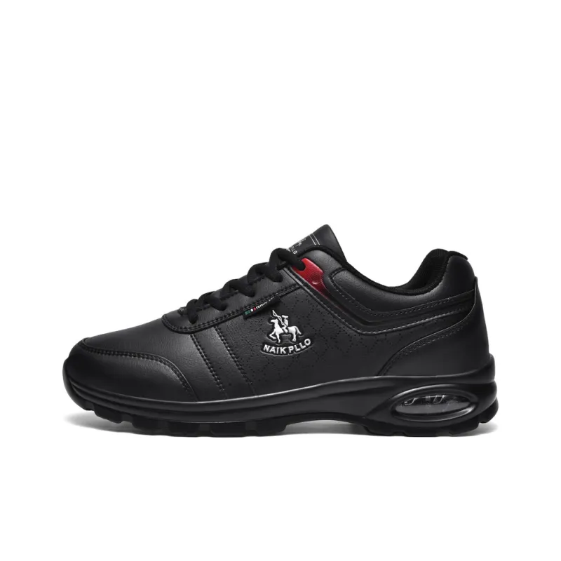 NAIKPLLO Casual Shoes Men Low Top White/Black-4