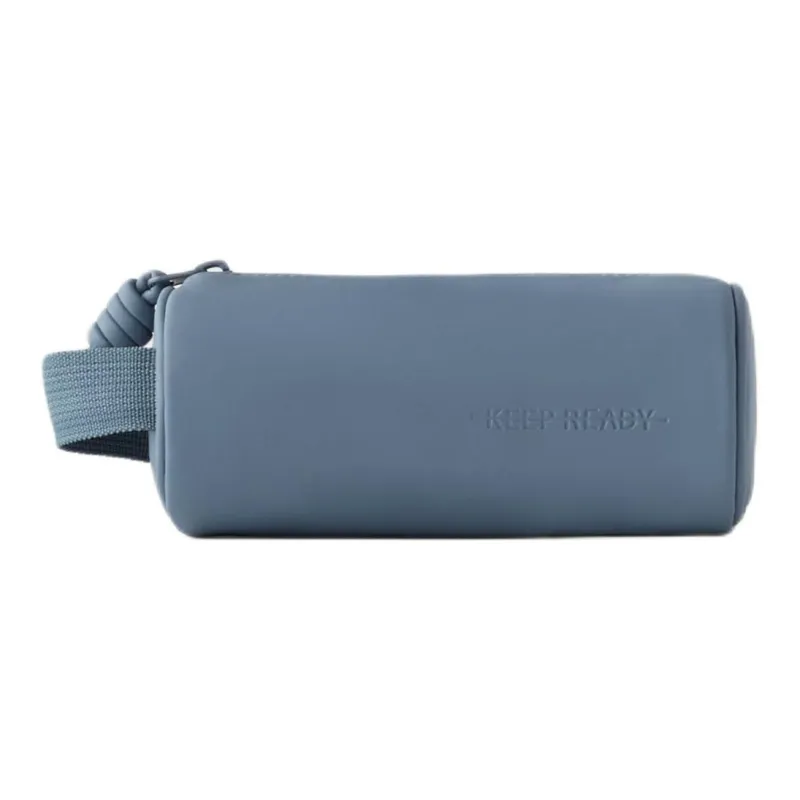 ZARA Polyurethane With Polyester Clutch Regular Women's Blue-0