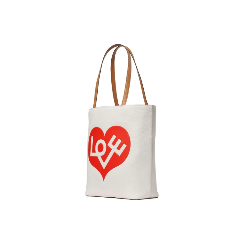 Kate Spade Leather Tote Bag, Shopping Bag, Handbag, Shoulder Bag Women's Cream-1