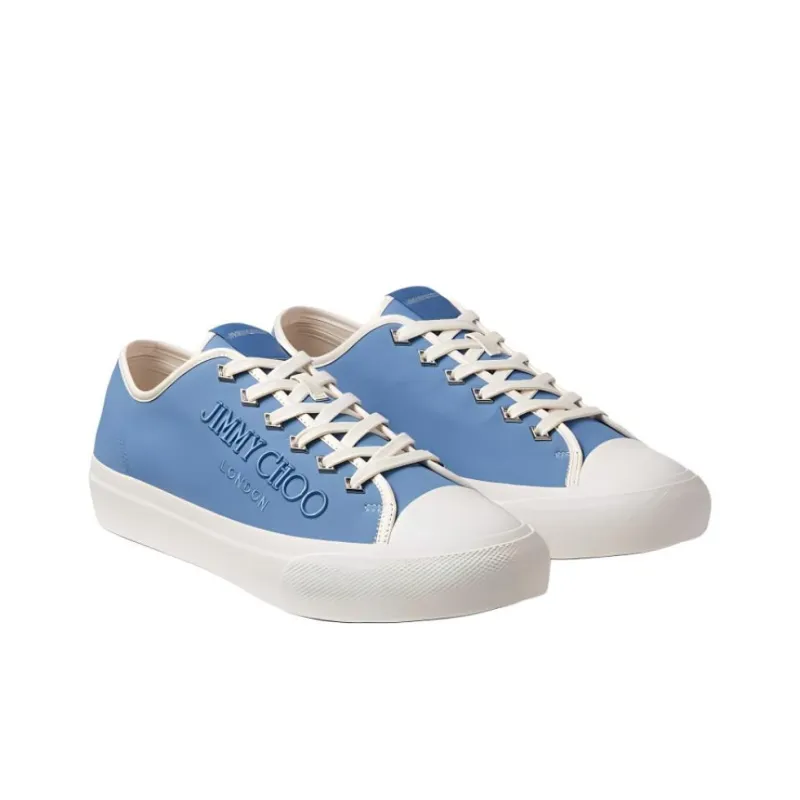 Jimmy Choo Low Top Skateboard Shoes Men's Blue White-2