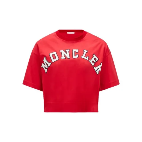 Moncler T-Shirts Women's Red