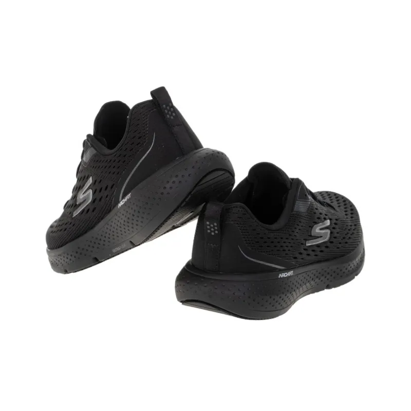 Skechers Go Run Pure 3 Cushioning Wear-Resistant Low-Top Running Shoes Women's Black-2