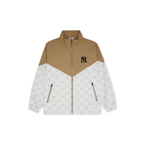 MLB Jacquard Dia Jackets Unisex Cream