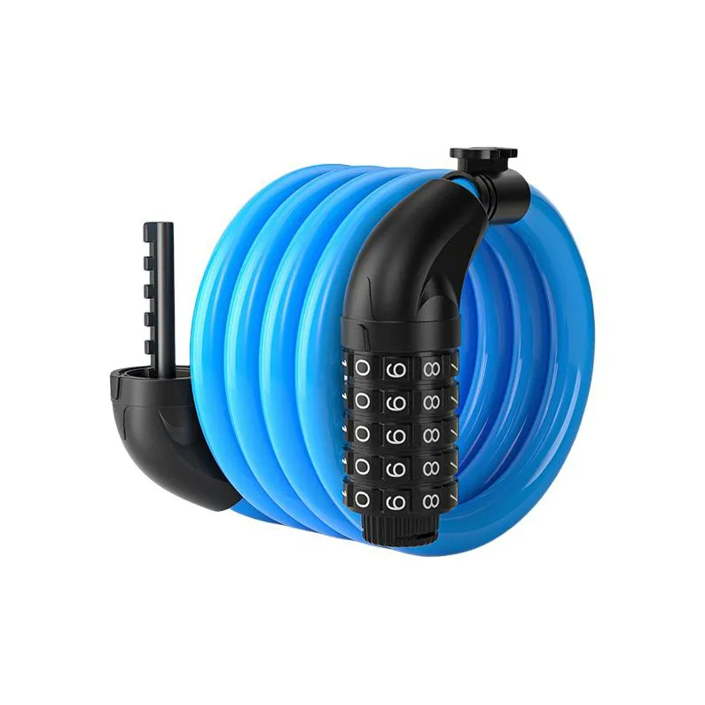 TOSUOD Bicycle Locks Aluminum Alloy Lock Core PVC Tube Coded Lock-5