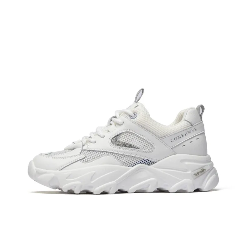 SATCHI SPORT Cushioned Wear-Resistant Breathable Chunky Sneakers Women's-6