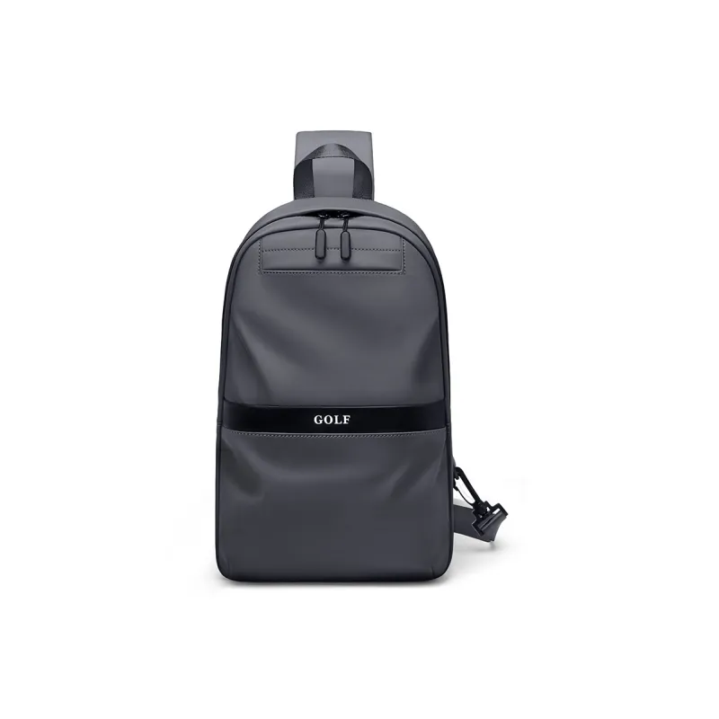 GOLF Oxford Crossbody Bag Cycling Bag Sling Bag Regular Men's Black/Dark Gray With Black-11