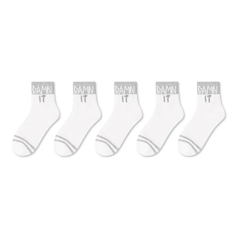 LUOLIAN Mid Calf Socks Men's 5 Pack-63