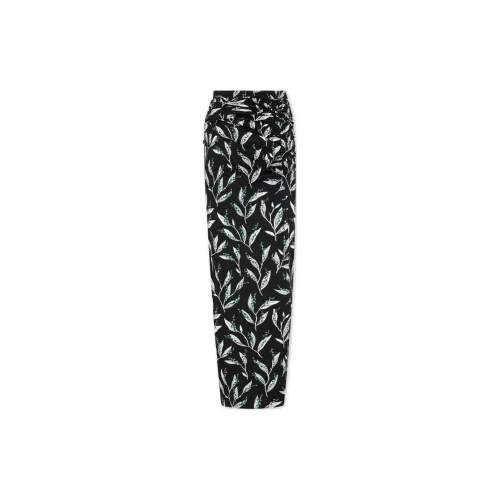 Rabanne Graphic-print High-waist Maxi Skirt